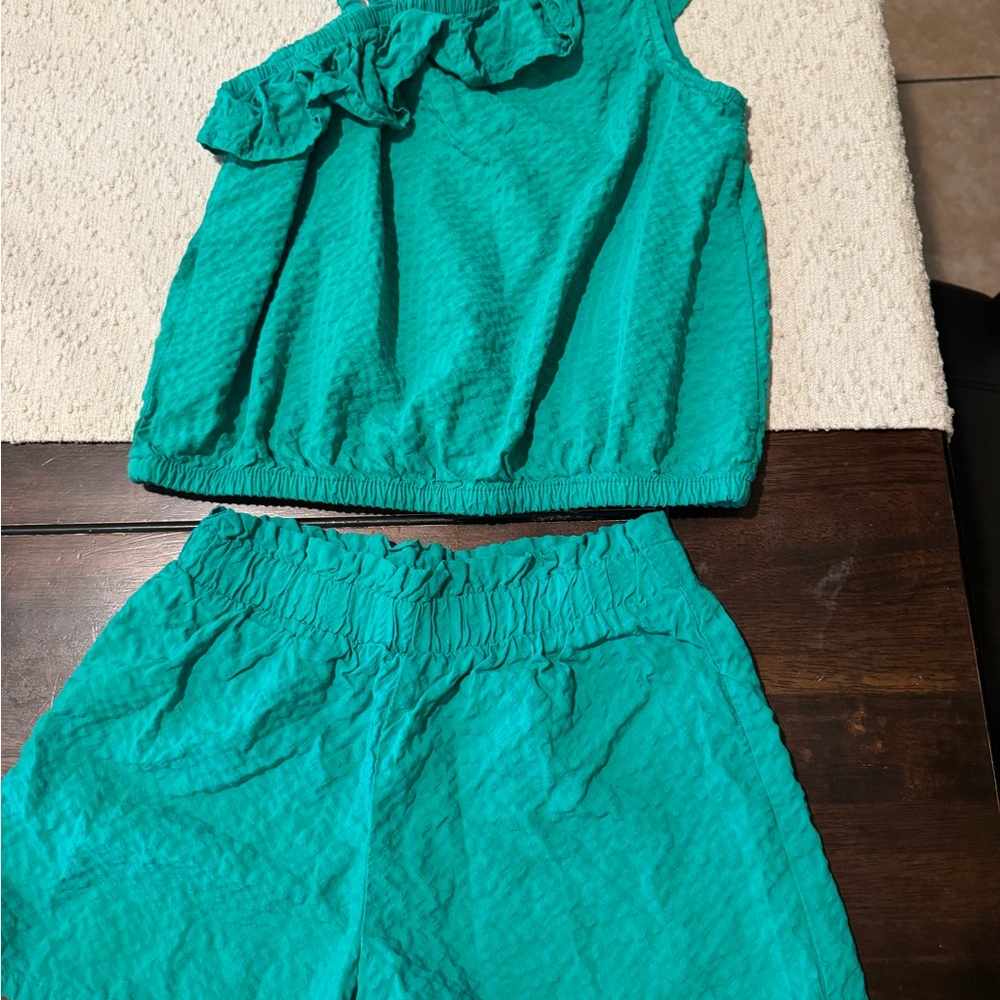 Cat & Jack Teal Kids Matching Set